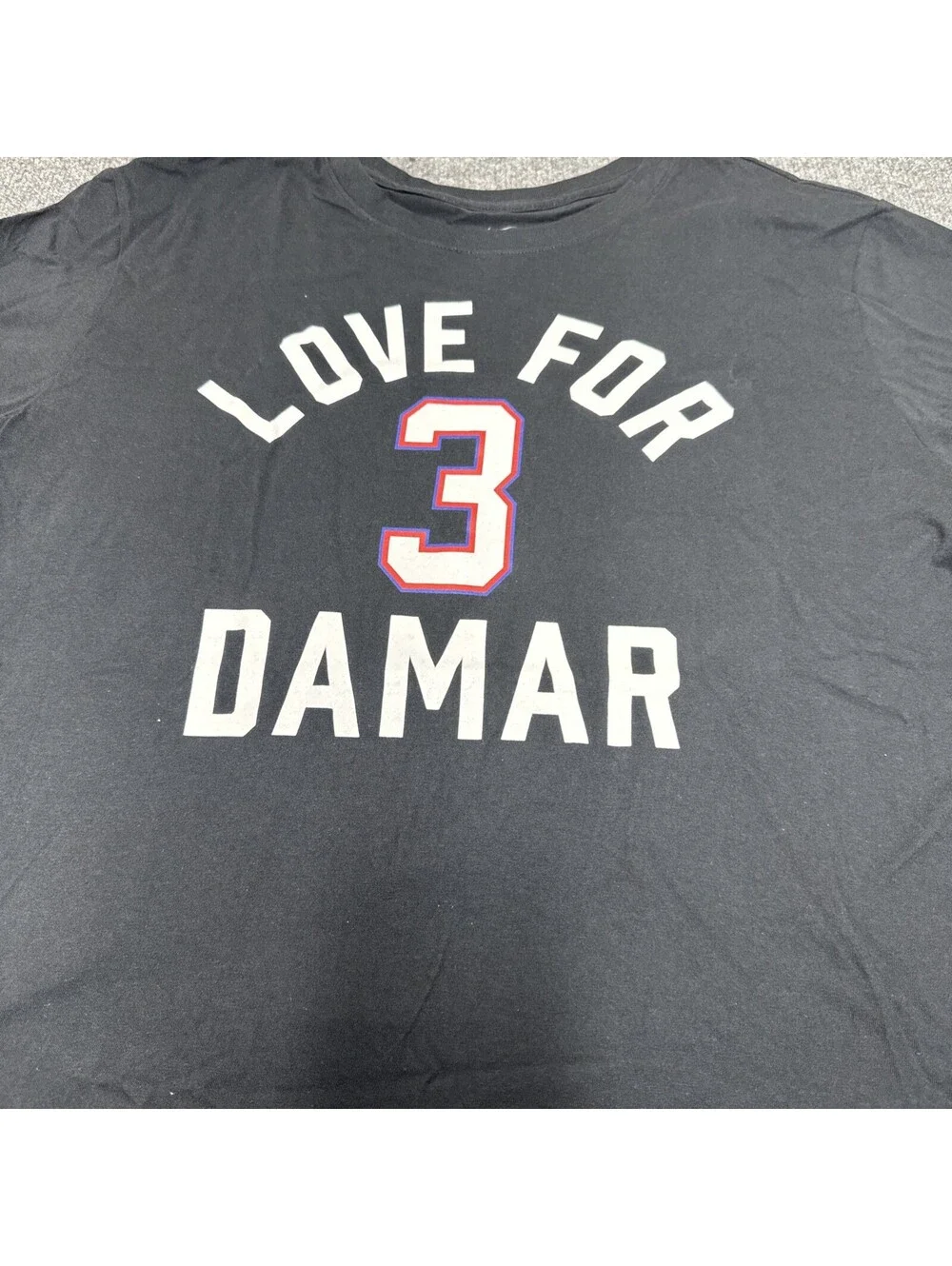 Worn “love For Damar” T-shirt By Rams Taylor Rapp Psa 2n92758  Nike XL